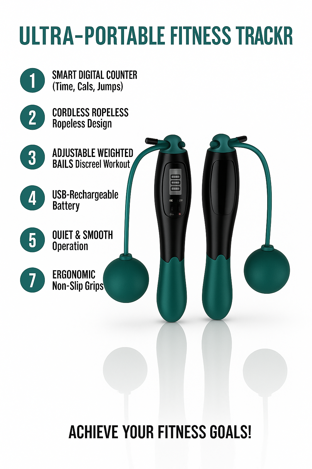 Cordless Counting Jump Rope